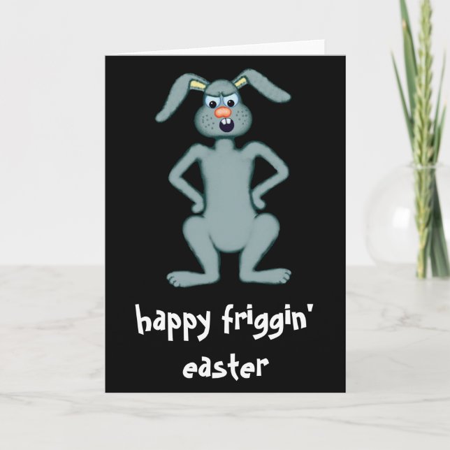 humorvolle Osterkarte Feiertagskarte (Vorderseite)