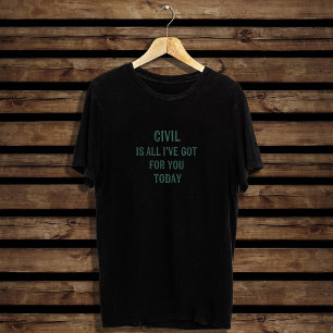 Humorvolle schnippische Formulierung in grüner Sch T-Shirt