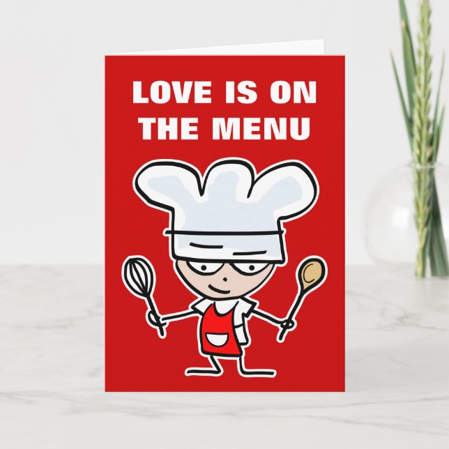 Humorvolle Valentintagskarte über Liebe Feiertagskarte (Vorderseite)