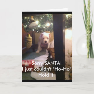 Humorvolle WEIHNACHTSkarte! Feiertagskarte