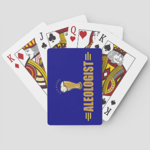 Humorvoller Ale- und Biertrinker Spielkarten