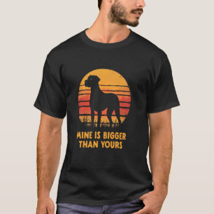 Humorvoller Hunde-Stolz - Meiner ist größer als De T-Shirt