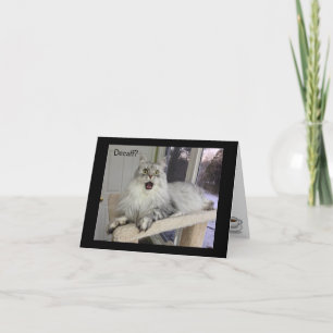 Humorvoller Kaffee Notecards Karte