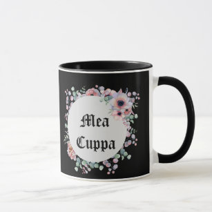 Humorvoller lateinischer Katholischer Mea Cuppa Tasse