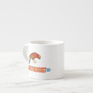 Humorvoller Papageienliebhaber Espressotasse