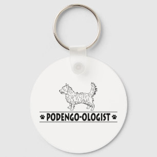 Humorvoller Portugiese Podengo Pequeno Schlüsselanhänger