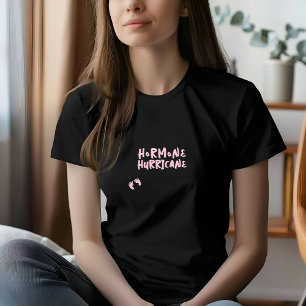 Humorvoller Schwangerschafts-Baby-Fingerabdruck ro T-Shirt