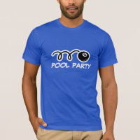 Humorvoller T - Shirt für Poolspieler | Eightball