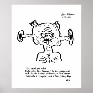 Humorvolles Gut-Read-Freak-Poster 12-10-22 Poster