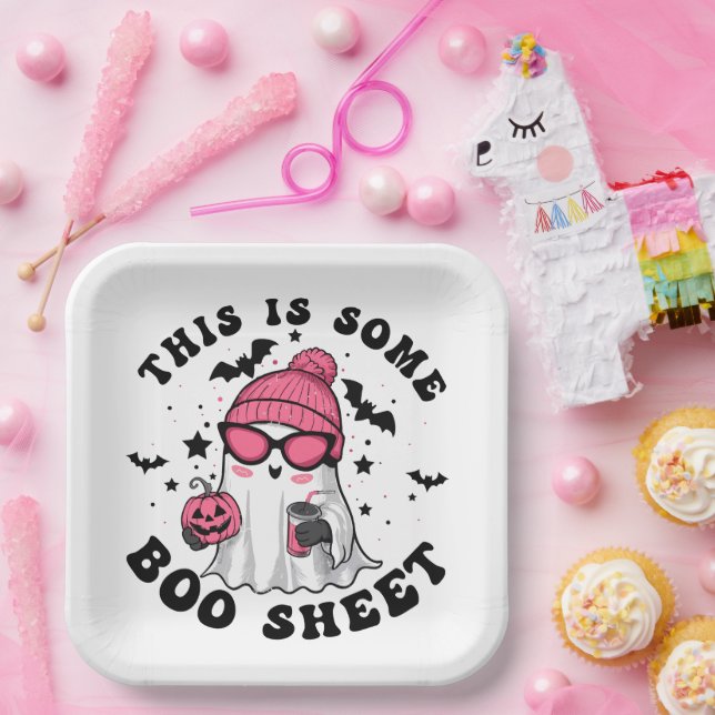 Humorvolles Halloween-Party "This is some Boo Shee Pappteller (Party)