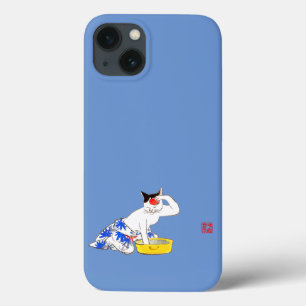 Humorvolles japanisches Katzenbaden I Case-Mate iPhone Hülle