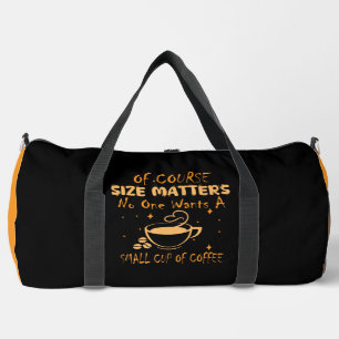 Humorvolles Kaffeeliebhaber Motivationsdesign Duffle Bag