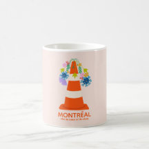 Humorvolles Montréal orange Kegel Stadtgeschenk 