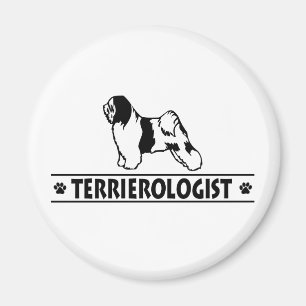 Humorvolles tibetanisches Terrier Magnet