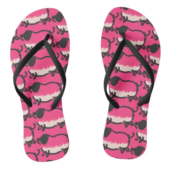 Humour 4 Pig Jahr 2019 Wählen Sie Farbe Frau FF Flip Flops (Fußbett)