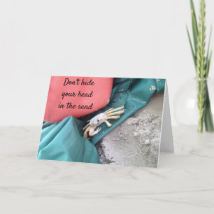 HUMOUR **60e ANNIVERSAIRE** CARTE DE PLAGE