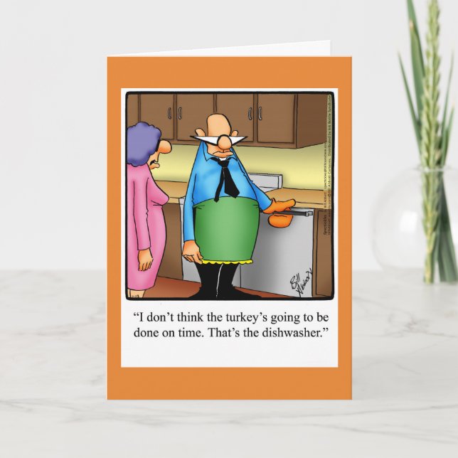 humour Bon thanksgiving drôle Carte de Greting (Devant)