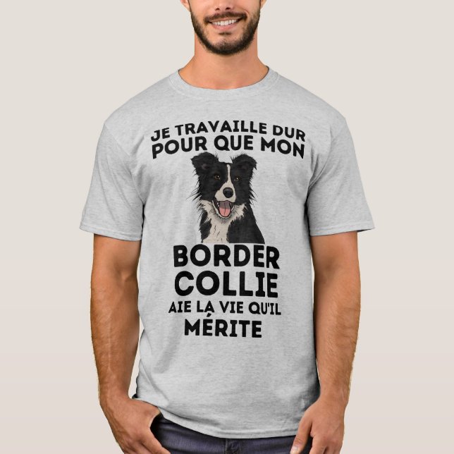 Humour Border Collie T-Shirt (Vorderseite)