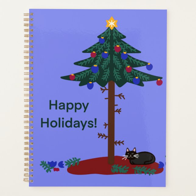 Humour Cat Notebook Planer (Vorderseite)
