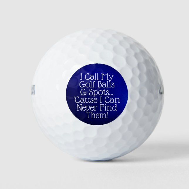 Humour de balle de golf Cheeky (Devant)