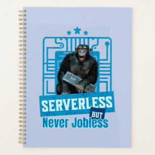 Humour de développeur singe drôle sans serveur
