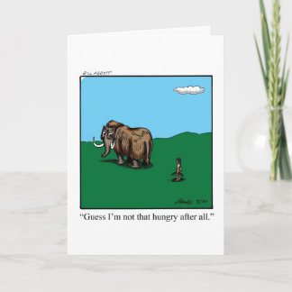 Humour de la carte de voeux
