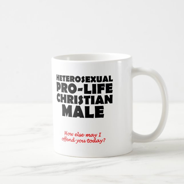 Humour de la Mug chrétienne masculine de la Provie (Droite)