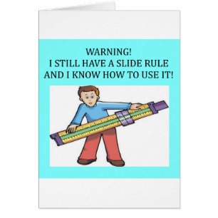 humour de maths de règle à calcul