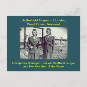 Humour d'habitation de Butterfield : Cartes postal