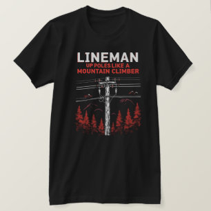 Humour Lineman : vers le haut des pôles comme un a