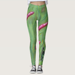Humour magique de grenouille Aquarelle Leggings de