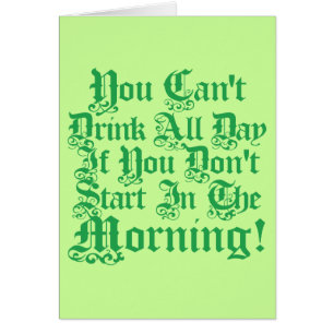 Humour potable irlandais