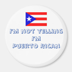 Humour Puerto Rican Magnet