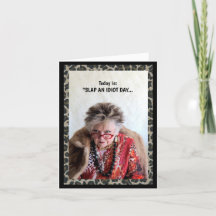 Humour Slap an Idiot Day