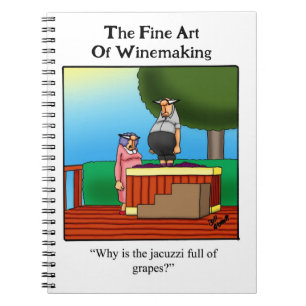 Humour vinicole Personnaliser le Carnet