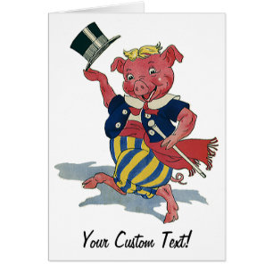 Humour vintage, Jolie Danse De Cochon Danses