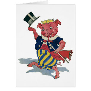 Humour vintage, Jolie Danse De Cochon Danses