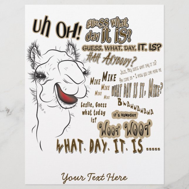 Hump Day Camel (Vorderseite)