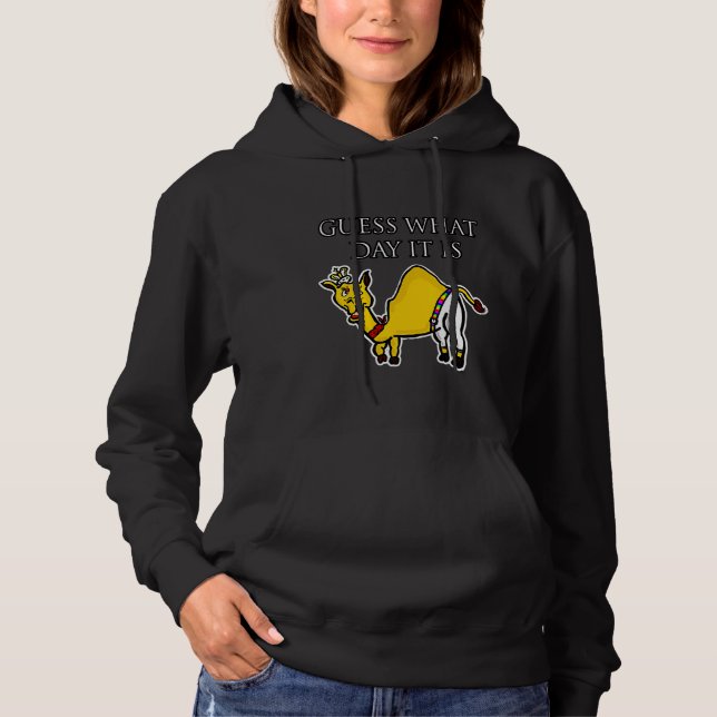 Hump Day Camel Idee Hoodie (Vorderseite)