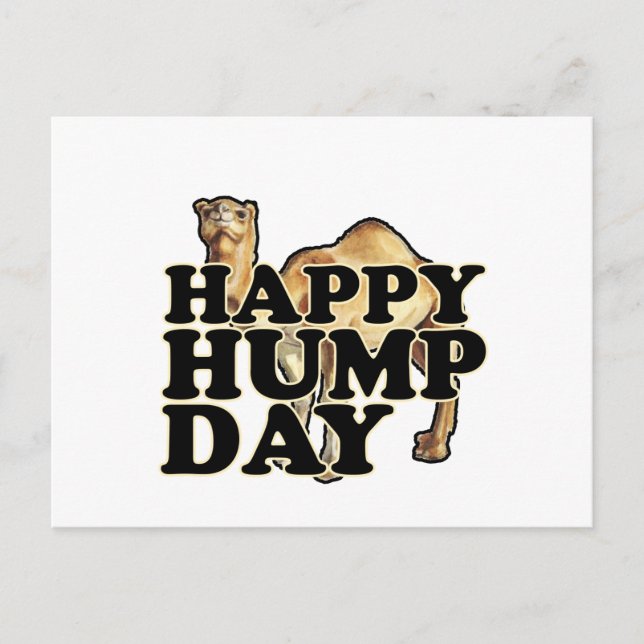 Hump Day Camel T Shirts M.png Postkarte (Vorderseite)