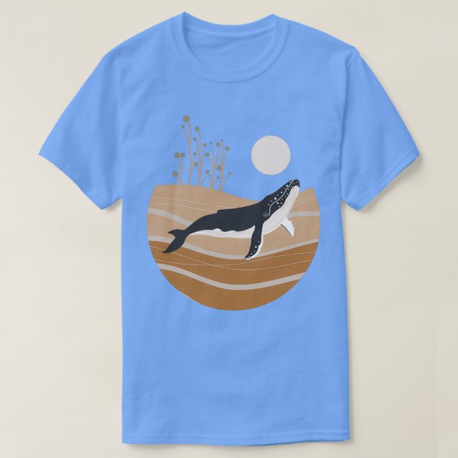 Humpback Sunset Ocean T-Shirt (Design vorne)
