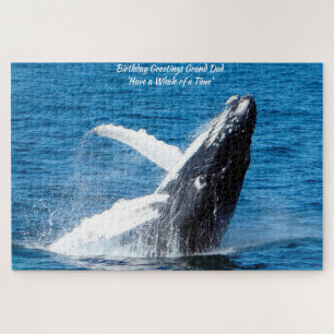Humpback Whale Alaska Jigsaw Puzzle