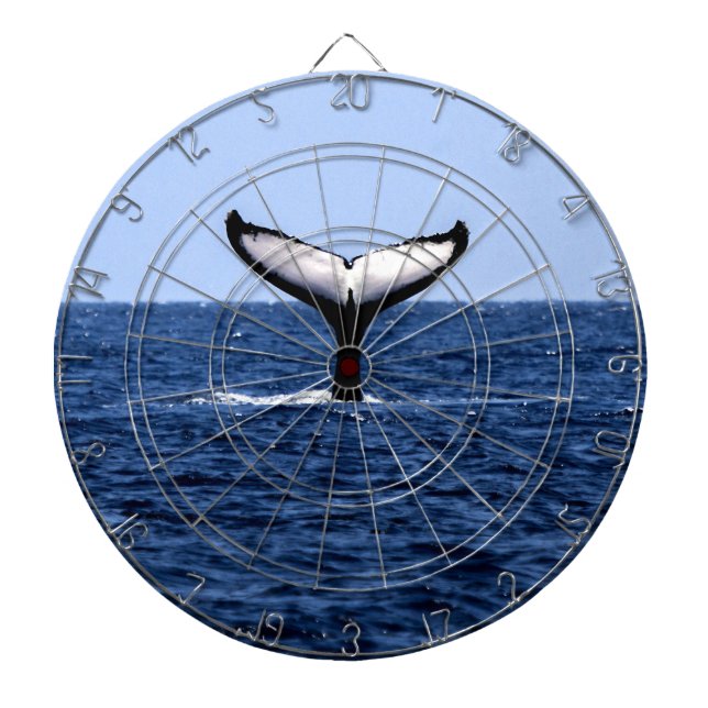 Humpback Whale im Ozean Dartscheibe (vorne)