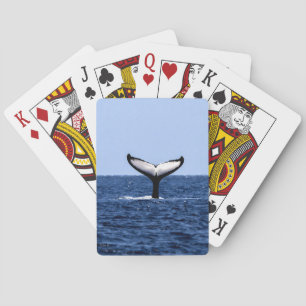 Humpback Whale im Ozean Spielkarten