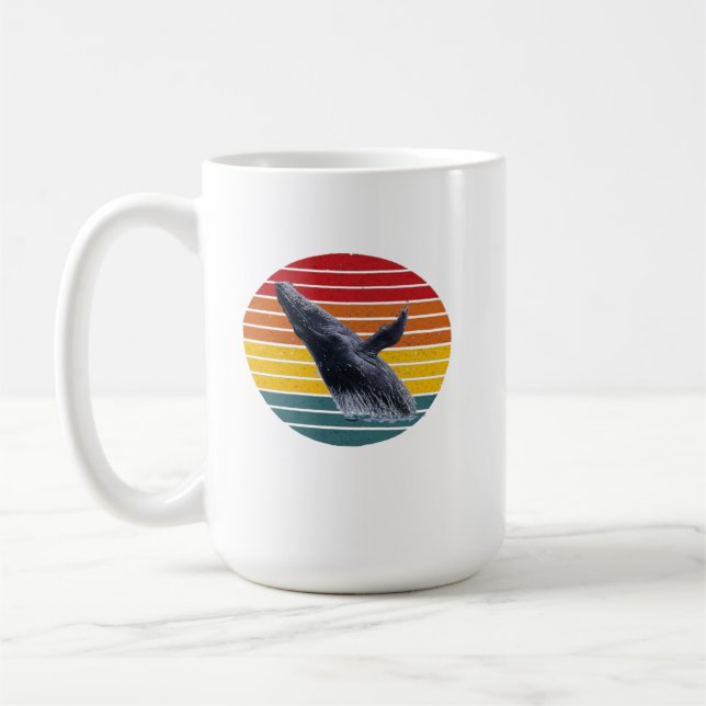 Humpback Whale Kaffee Tasse (Links)