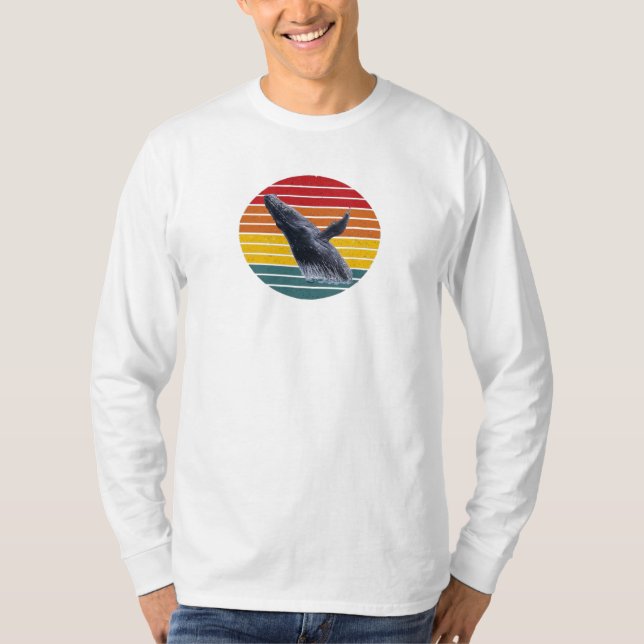 Humpback Whale Long T - Shirt (Vorderseite)
