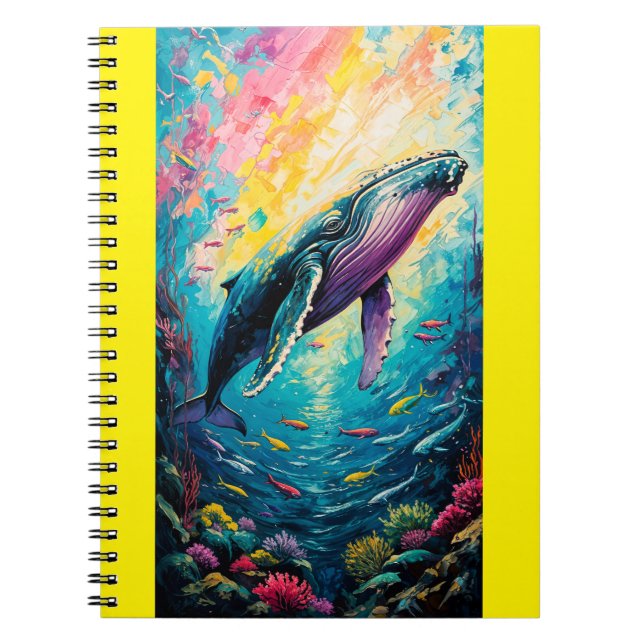 Humpback Whale Painting Notizblock (Vorderseite)