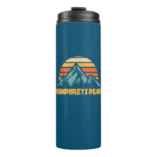 Humphreys Peak Arizona Retro Türkis Thermosbecher