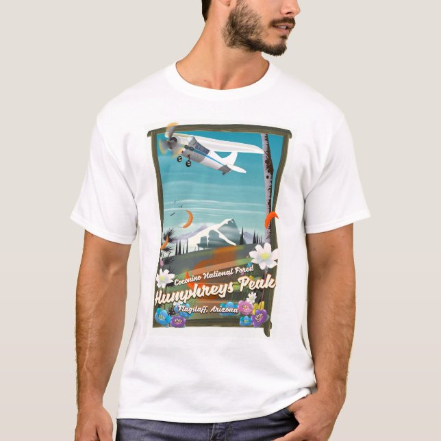 Humphreys Peak,Humphreys Peak,Flagstaff,Arizona T-Shirt (Vorderseite)