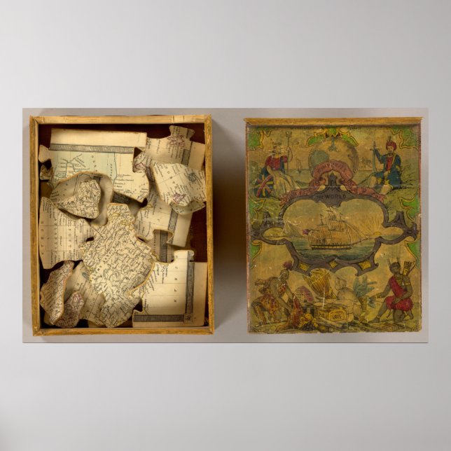 Humphries-Weltkarte Poster (Vorne)